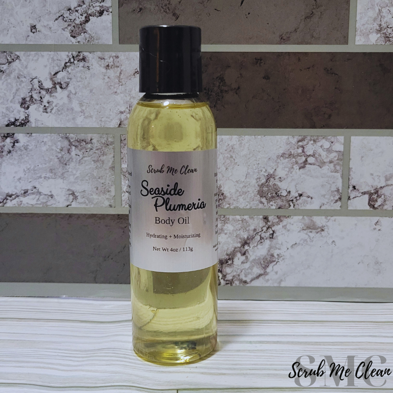 Seaside Plumeria Body Oil 4oz