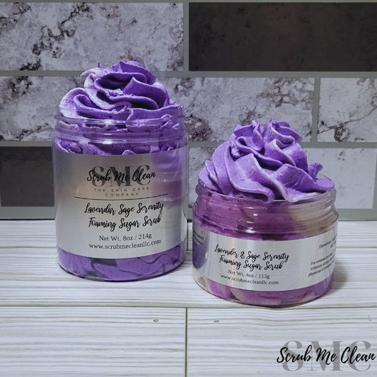 Lavender & Sage Serenity Foaming Sugar Scrub